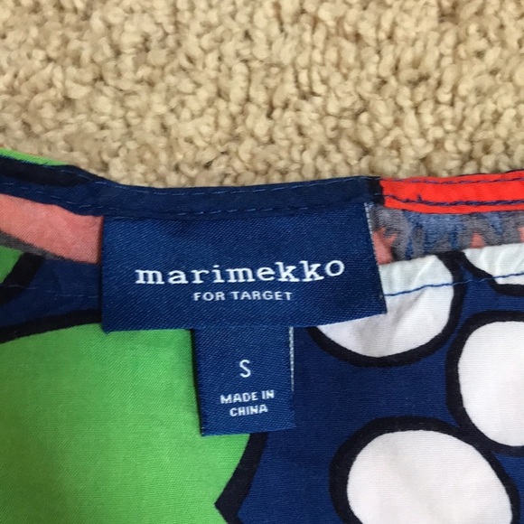 Marimekko target Kukkatori print small tunic swim coverup. - Picture 6 of 9
